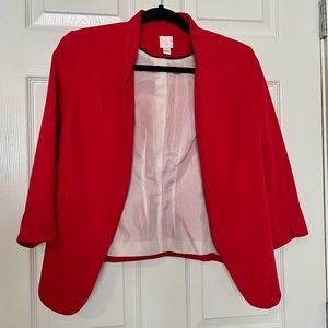 LC Lauren Conrad Red Blazer